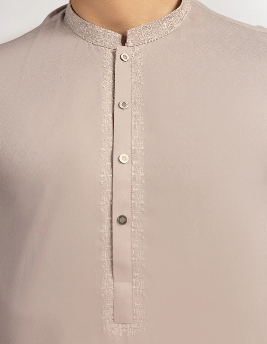 LILAC BLENDED KURTA | JJK-A-33553/S25/JJ10511-SF - Image 3