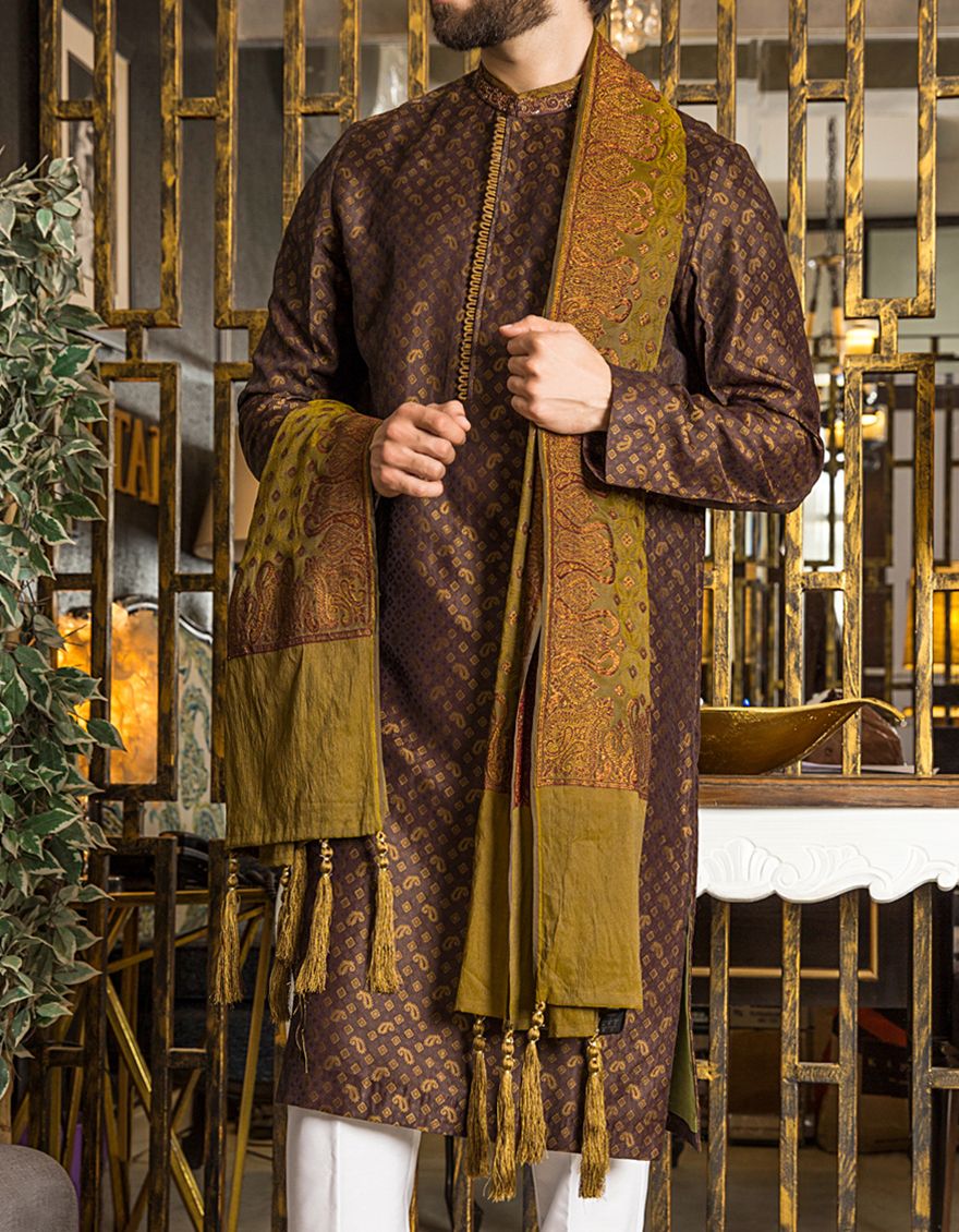 CHOCOLATE BRN SPECIAL KURTA | JJK-A-SP-US-33007-R1/S20/JJ6569 - Image 2