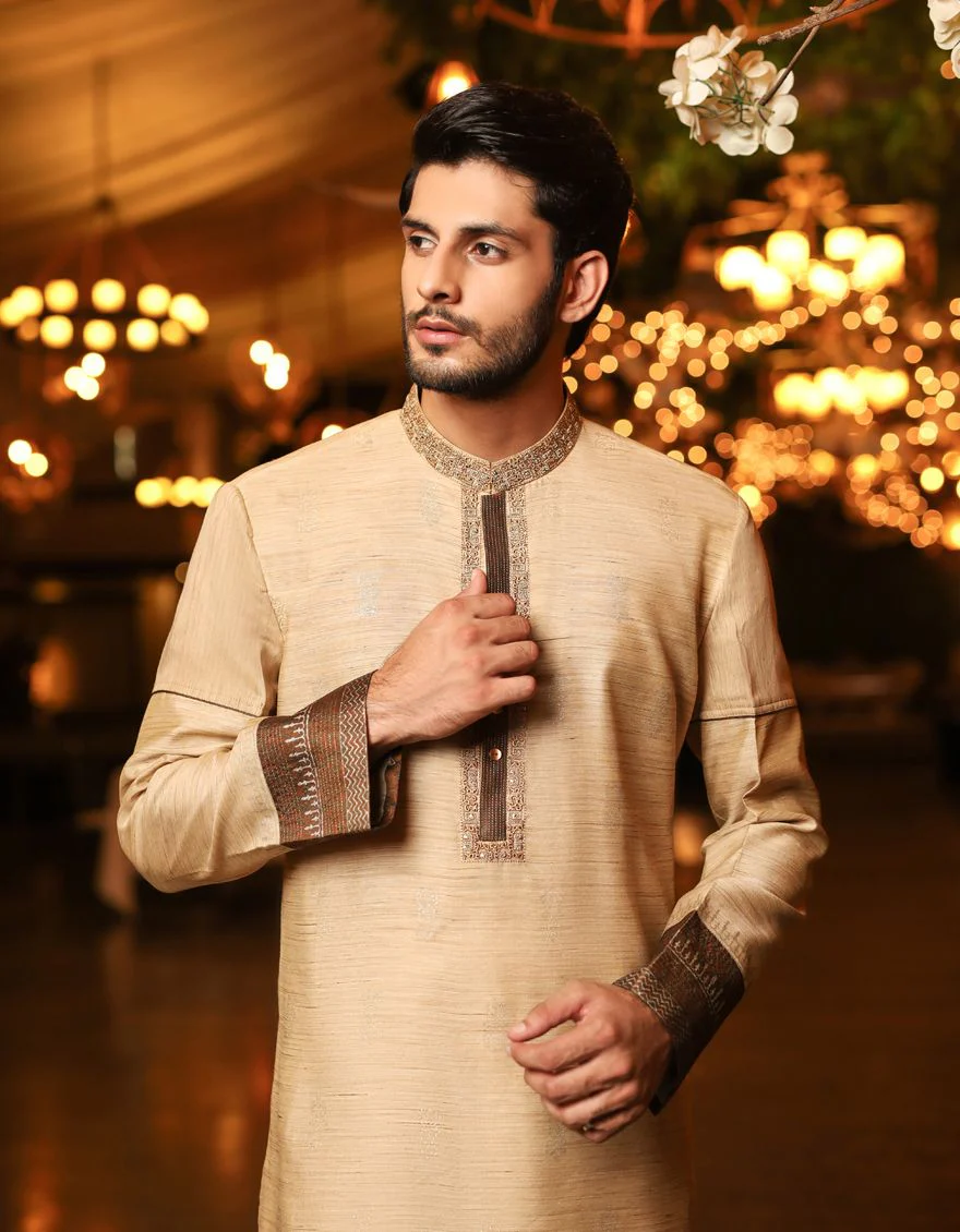 CARAMEL BROWN SPECIAL KURTA | JJK-A-SP-US-33069/S20/JJ6759 - Image 2