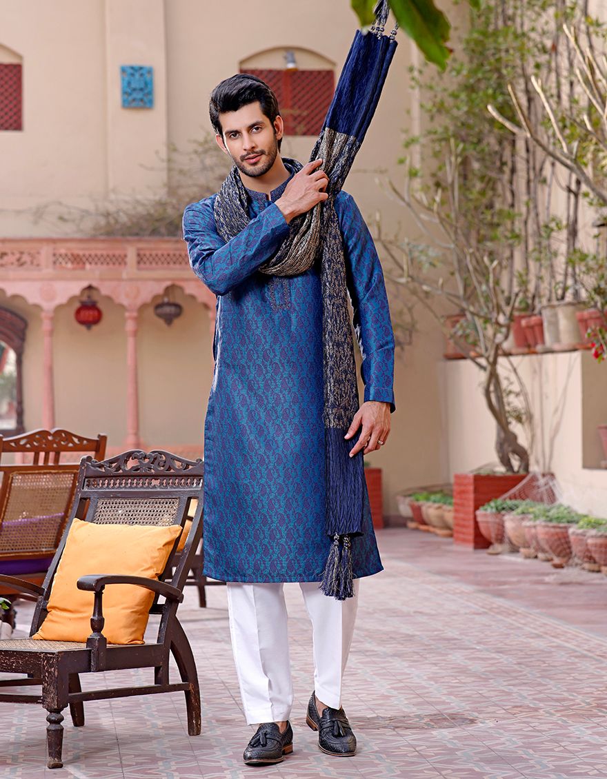 SEA GREEN SPECIAL KURTA | JJK-A-SP-US-33130/S20/JJ7005 - Image 2