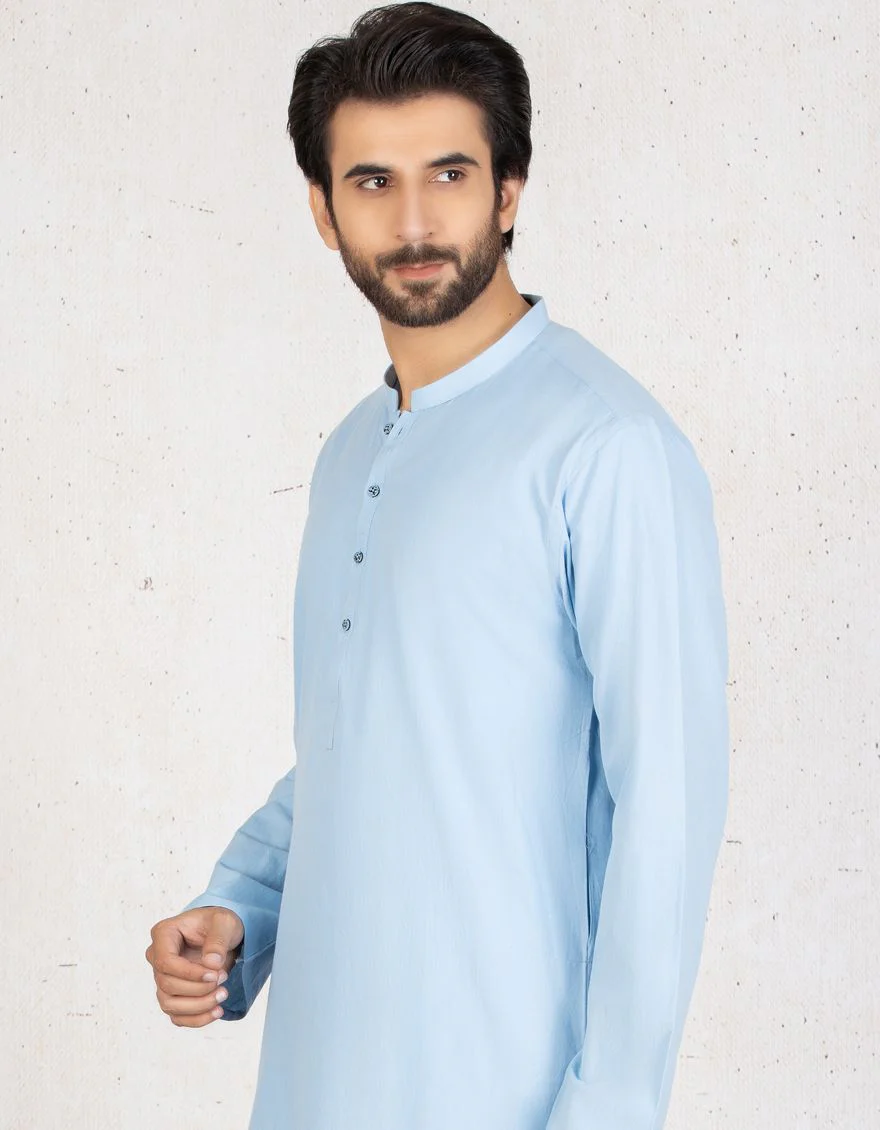 SEA BLUE KURTA | JJK-A-US-30994-R12/S21/DMS1004-PN - Image 2