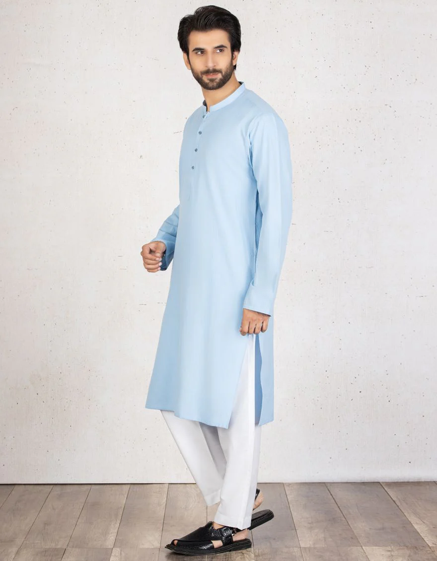 SEA BLUE KURTA | JJK-A-US-30994-R12/S21/DMS1004-PN - Image 3