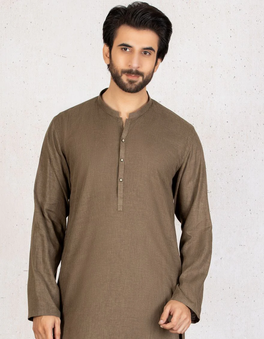 MUSTARD BROWN KURTA | JJK-A-US-30994-R6/S21/JJ6530-PN - Image 2