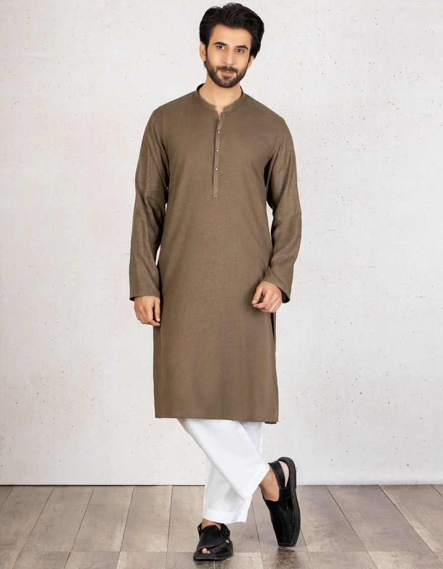 MUSTARD BROWN KURTA | JJK-A-US-30994-R6/S21/JJ6530-PN - Image 3