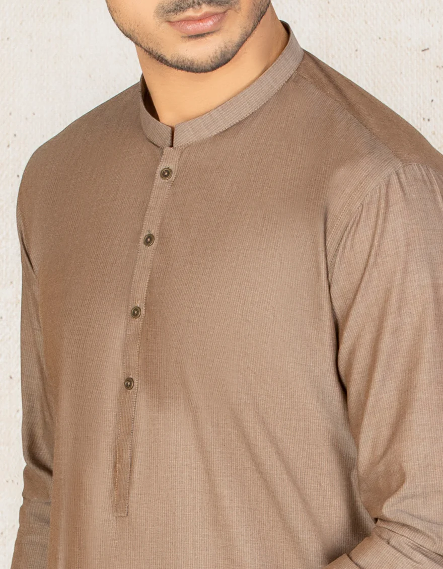 LIGHT BROWN KURTA | JJK-A-US-30994-R7/S21/JJ6684-PN - Image 2