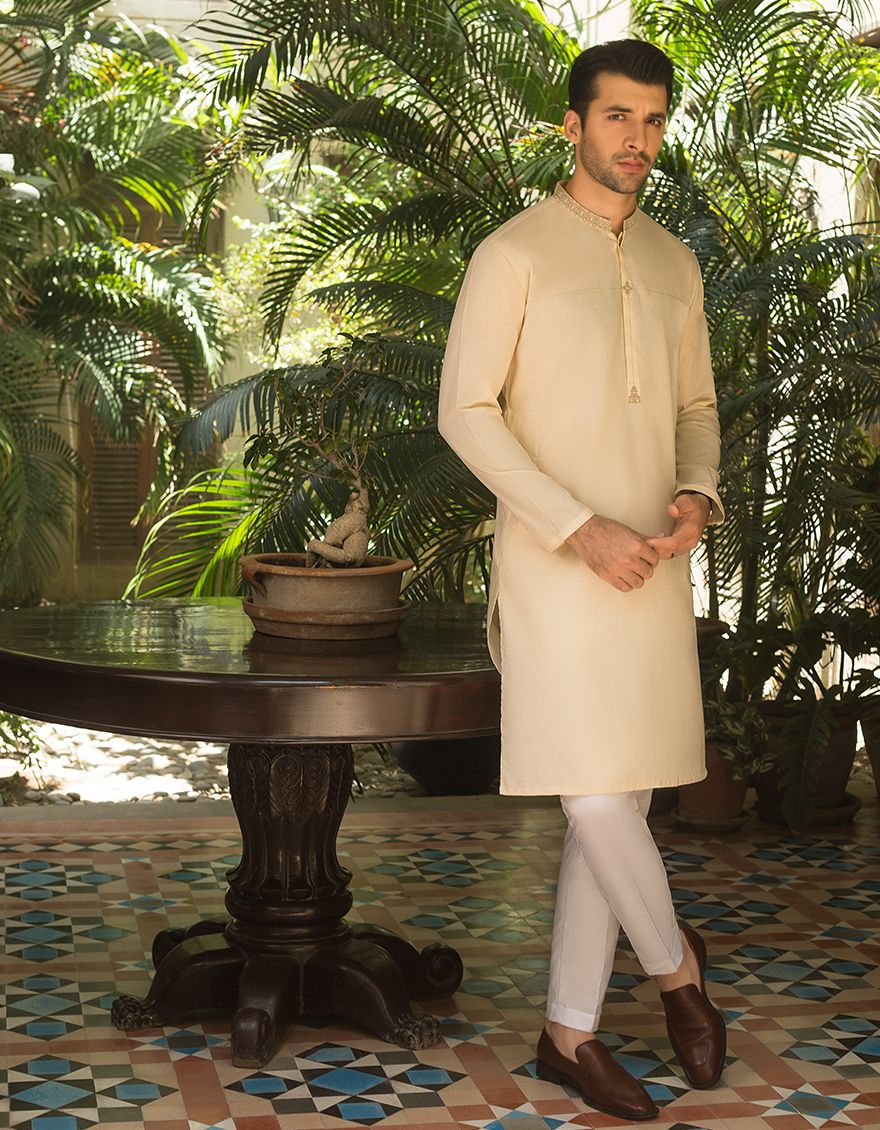 CREAM KURTA | JJK-A-US-31108/S21/JJ6961-SF - Image 2