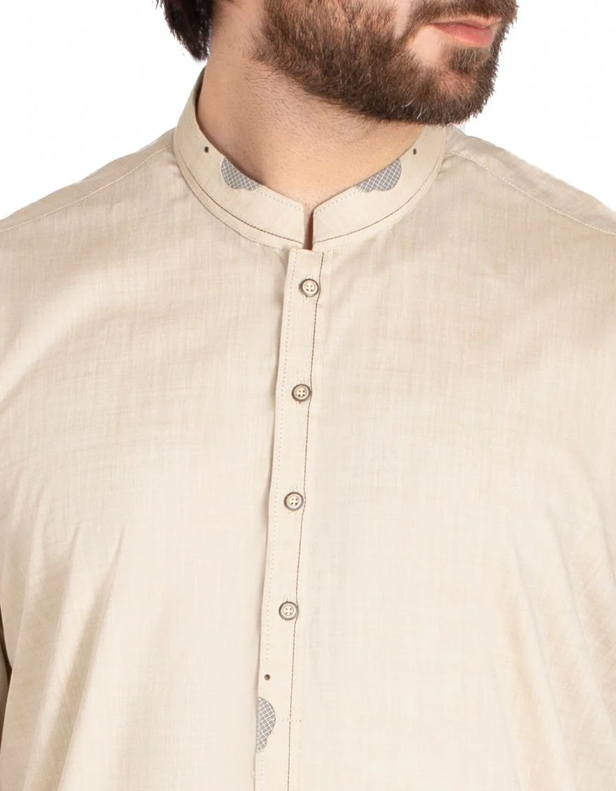 LIGHT FAWN KURTA | JJK-A-US-32405/S20/JJ6642 - Image 2
