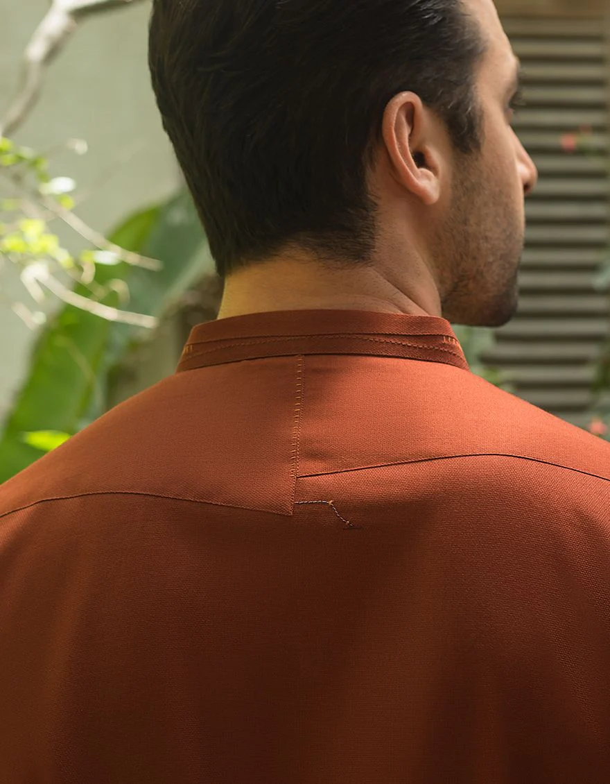 RUST KURTA | JJK-A-US-32445/S20/JJ6690 - Image 3