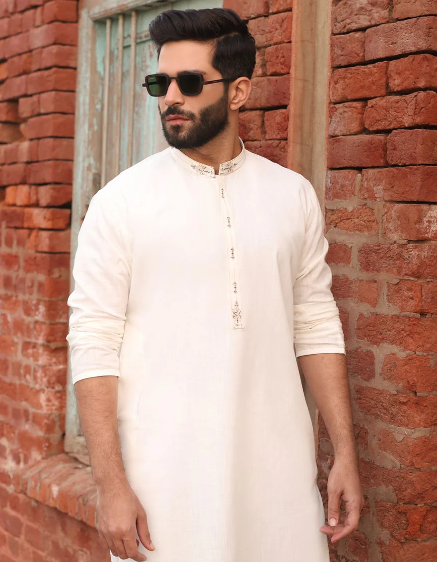 OFF WHITE KURTA | JJK-A-US-32479/S21/JJ6456 - Image 2