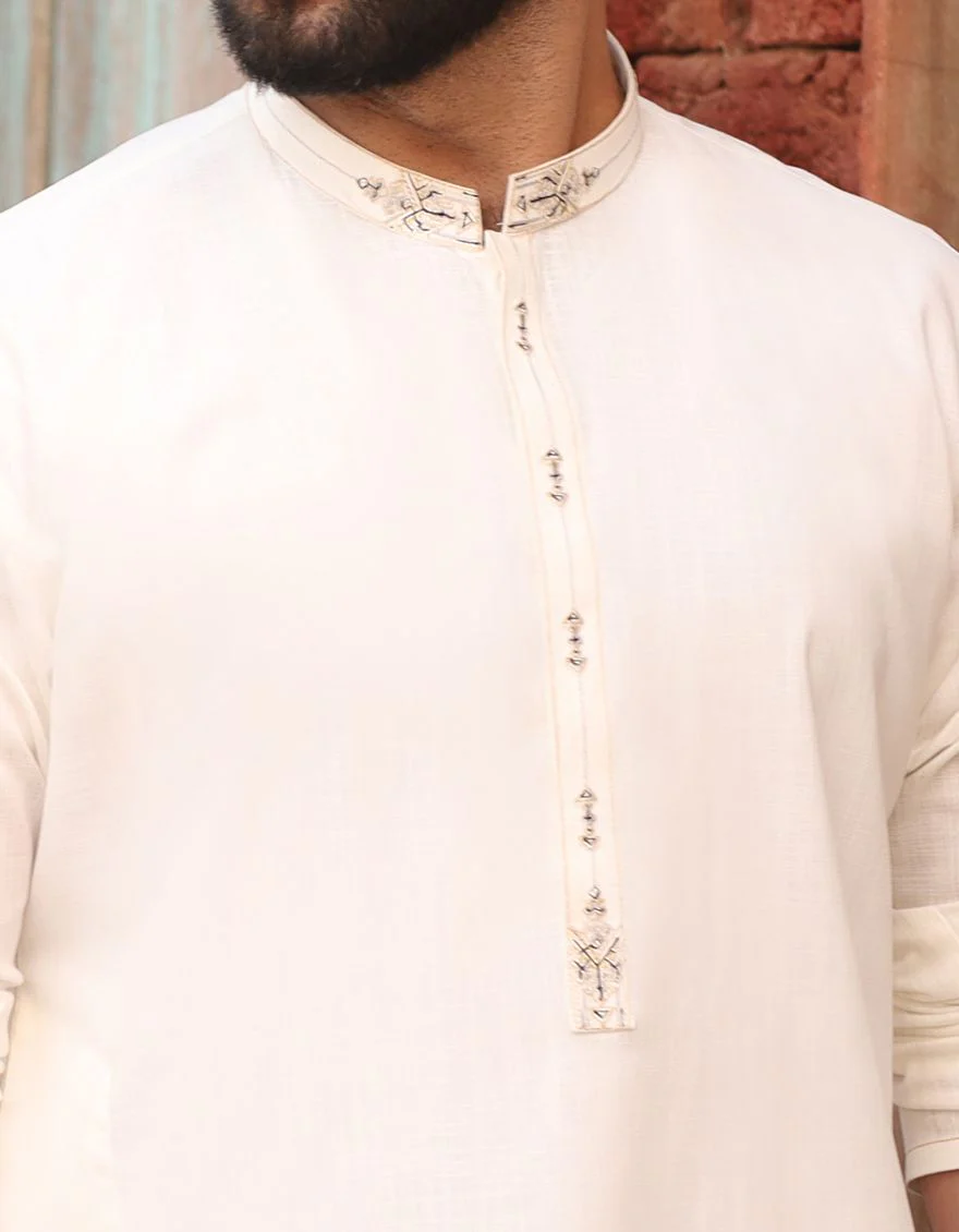 OFF WHITE KURTA | JJK-A-US-32479/S21/JJ6456 - Image 3