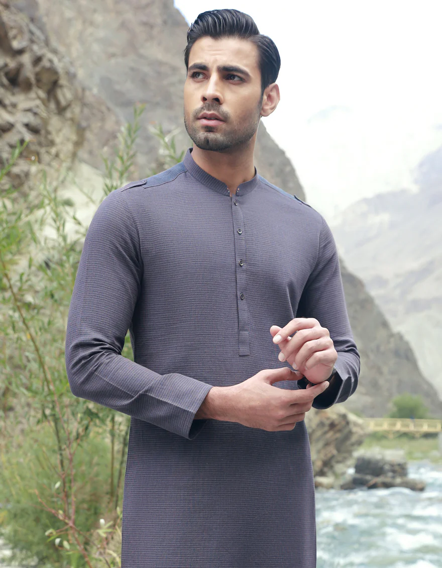 BLUE KURTA | JJK-A-US-32838/S23/JJ9065-CL - Image 3