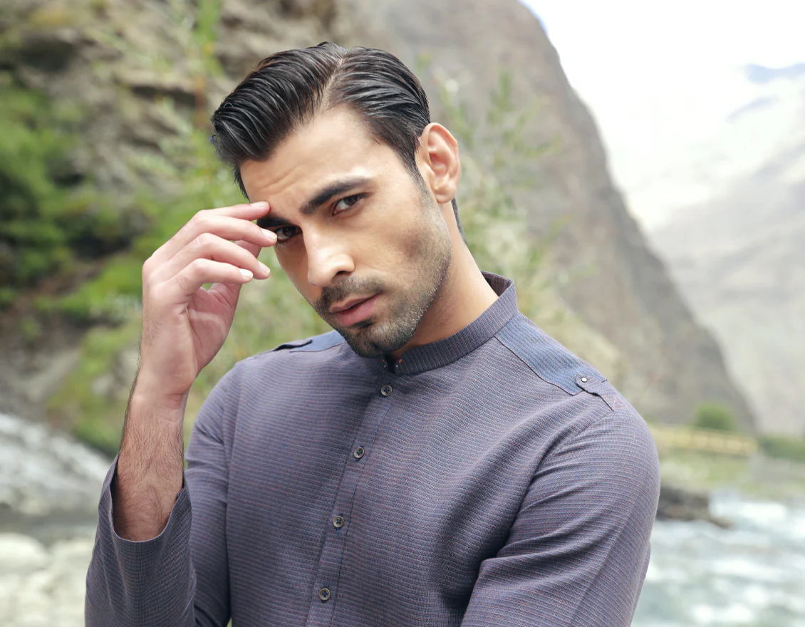 BLUE KURTA | JJK-A-US-32838/S23/JJ9065-CL - Image 4