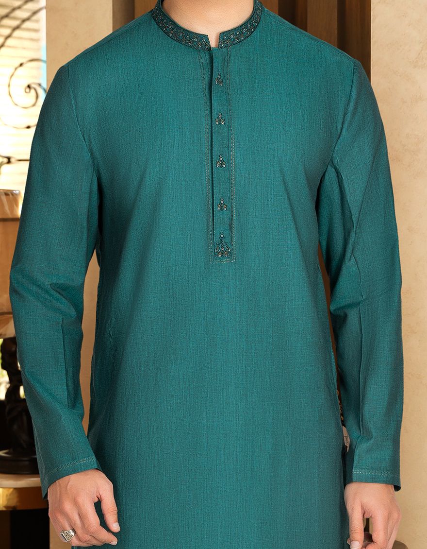 GREEN KURTA | JJK-A-US-33282/S20/JJ6577 - Image 2