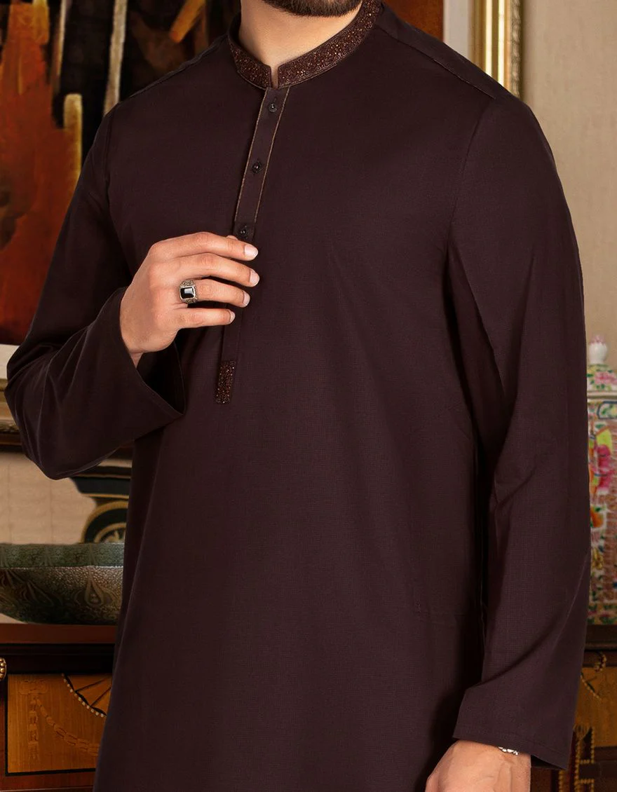 CHARCOAL BLACK KURTA | JJK-A-US-33283/S20/JJ6040 - Image 2