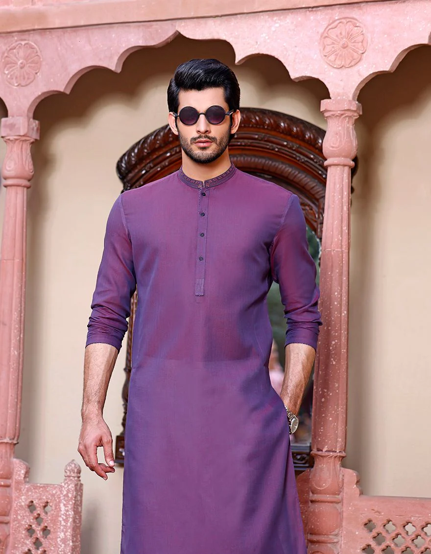 PURPLE KURTA | JJK-A-US-33308/S21/JJ7384 - Image 2