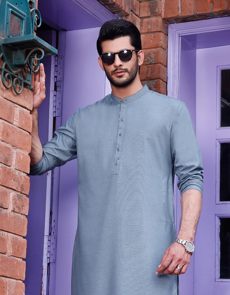 SEA GREEN KURTA | JJK-A-US-33317/S21/JJ7352 - Image 3