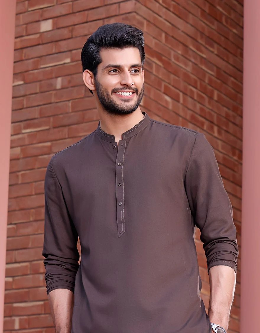 BOTTLE GREEN KURTA | JJK-A-US-33339/S21/JJ7351-CL - Image 3