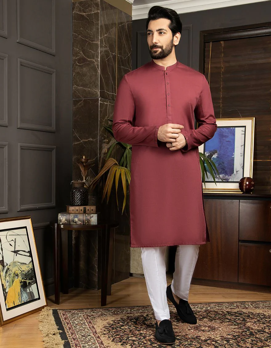 RED KURTA | JJK-A-US-33343/S21/JJ6957-CL - Image 2