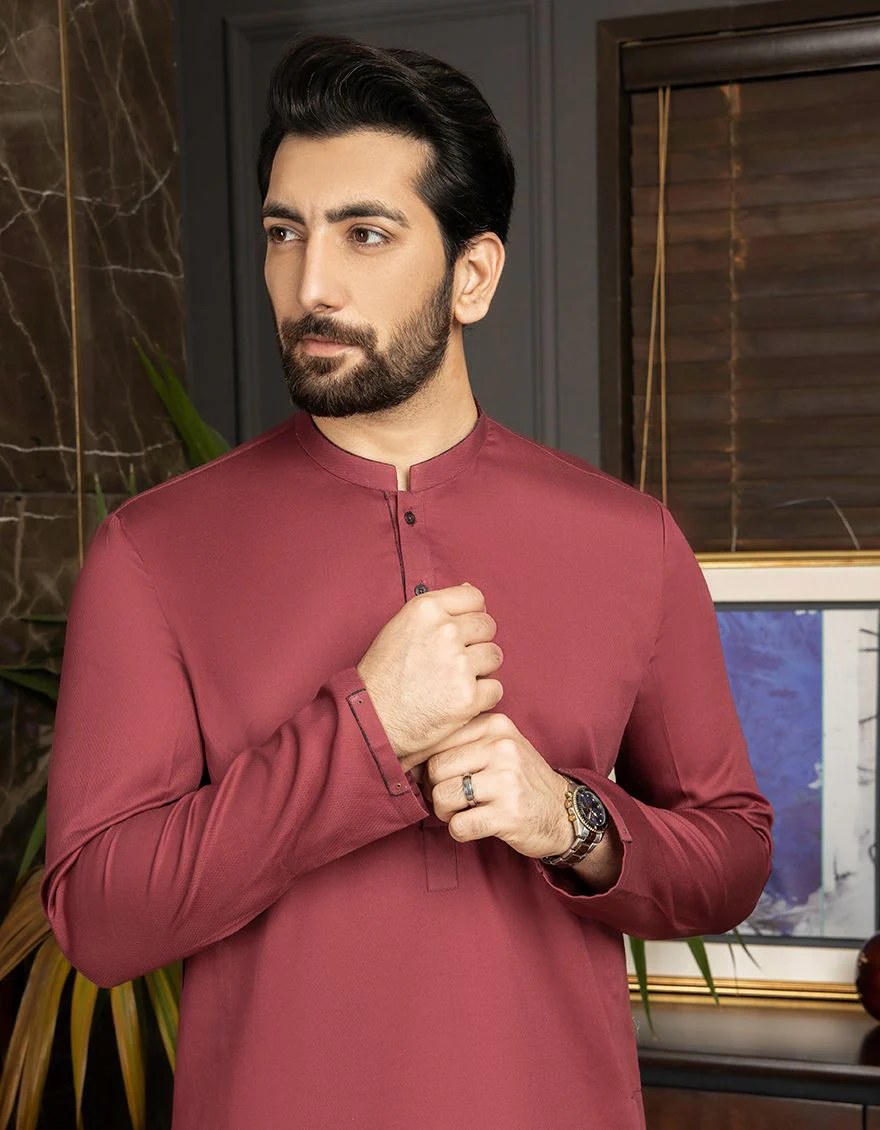 RED KURTA | JJK-A-US-33343/S21/JJ6957-CL - Image 3