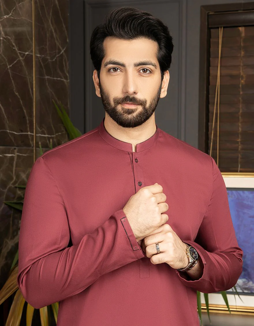 RED KURTA | JJK-A-US-33343/S21/JJ6957-CL - Image 4