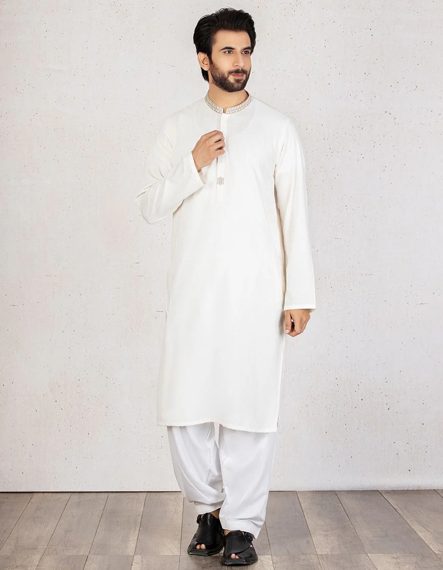 OFF WHITE KURTA | JJK-A-US-34001-R1/S21/JJ6272-SF