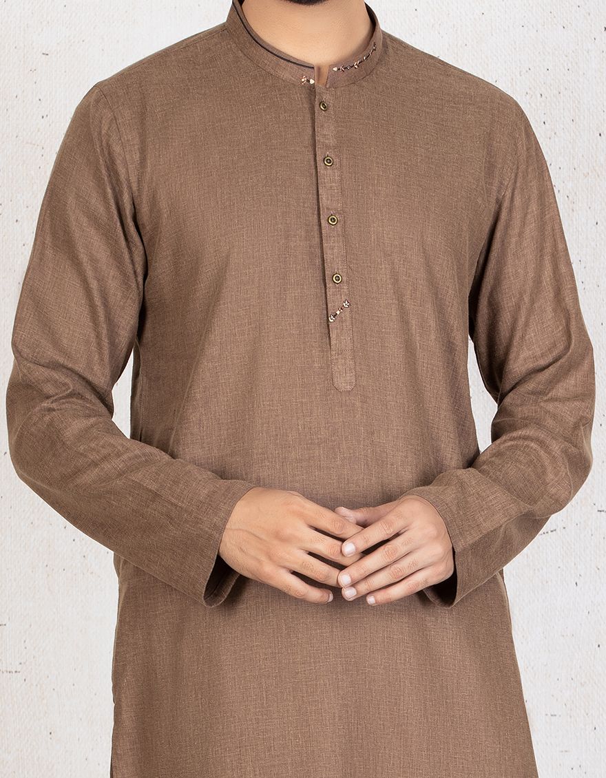 BROWN KURTA | JJK-A-US-34012-R1/S21/JJ6530-CL - Image 2