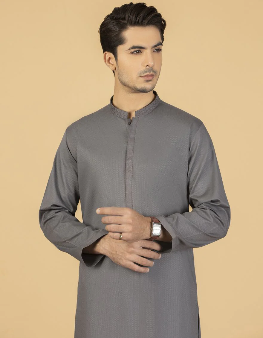 GREY KURTA | JJK-A-US-34124/W21/JJ7035-SF - Image 2