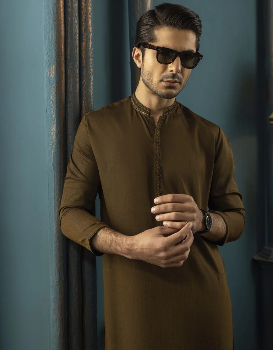 ANTIQUE GOLD KURTA | JJK-A-US-34131/S22/JJ7610-FL - Image 7