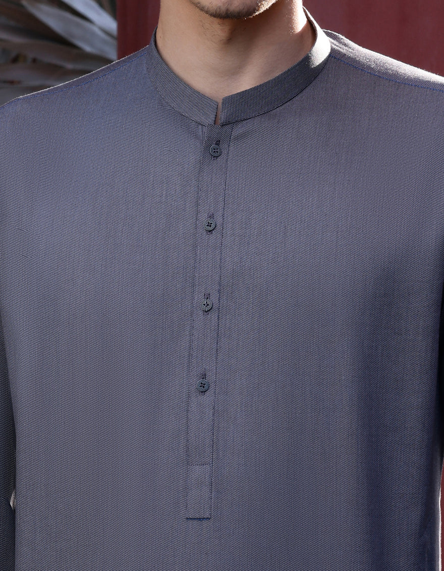 PURPLE COTTON KURTA | JJK-A-US-34271/W22/JJ8662-CL - Image 2