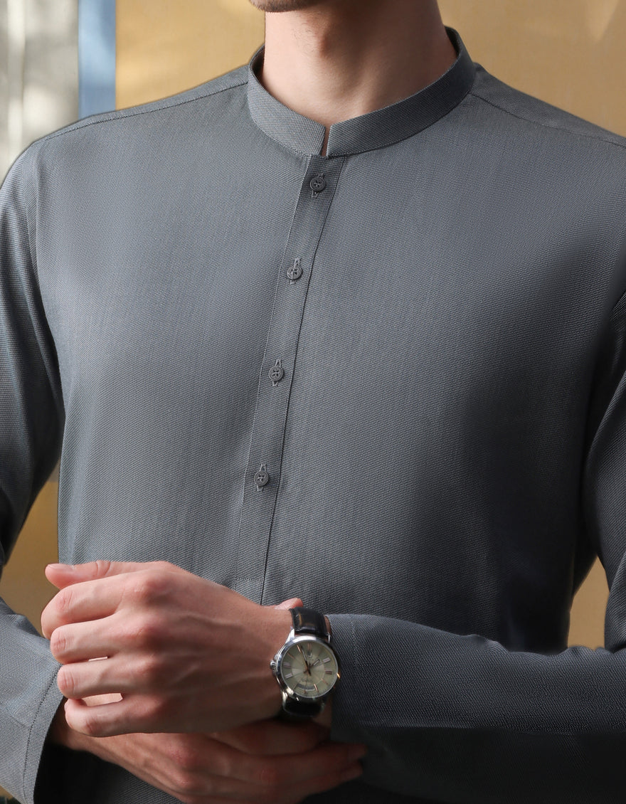 FOREST GREEN COTTON KURTA | JJK-A-US-34272/W22/JJ8662-CL - Image 2