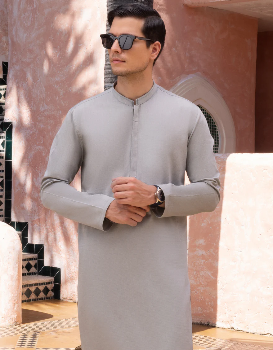 GREEN COTTON KURTA | JJK-A-US-34275/W22/JJ8380-CL - Image 3
