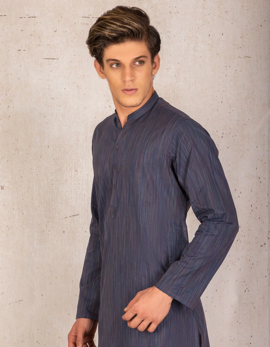 PIGEON BLUE KURTA | JJK-A-US-36800/S21/JJ7116-PN - Image 3