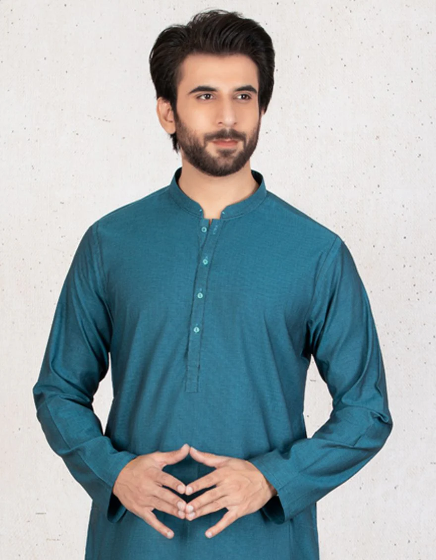 D BLUE STRIPES KURTA | JJK-A-US-36812-C.F/S21/JJ7113-CL - Image 2