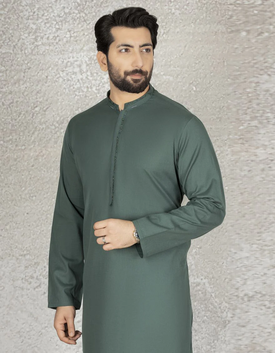 TEAL KURTA | JJK-A-US-36854/S22/DMR3165-CL - Image 3