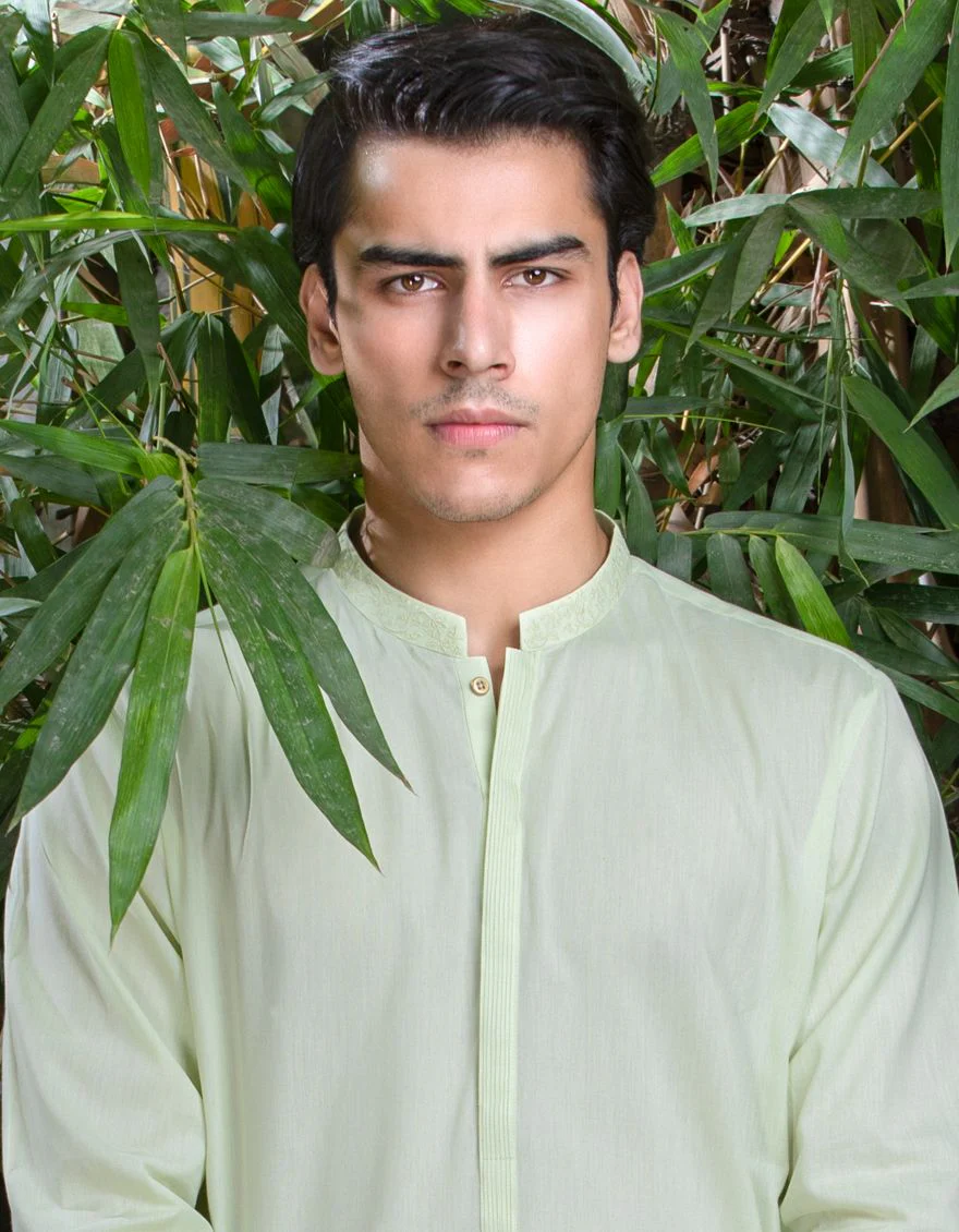 COOL GREEN KURTA | JJK-A-US-37547/S21/DMR3148-SF - Image 2