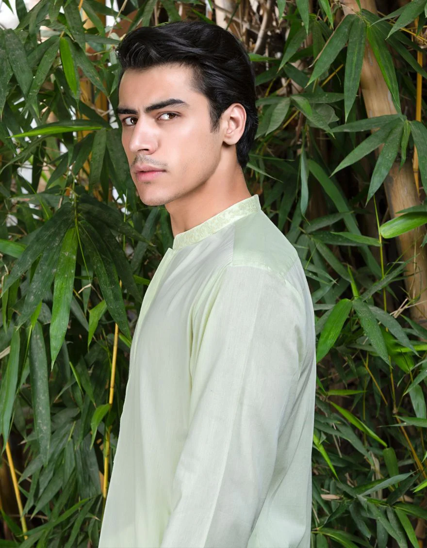 COOL GREEN KURTA | JJK-A-US-37547/S21/DMR3148-SF - Image 3