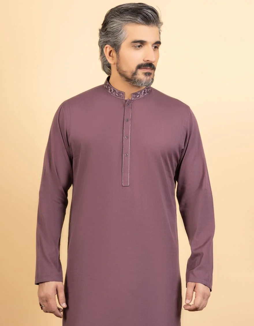 DULL PEACH KURTA | JJK-A-US-37549/S21/DMR3147-SF - Image 2