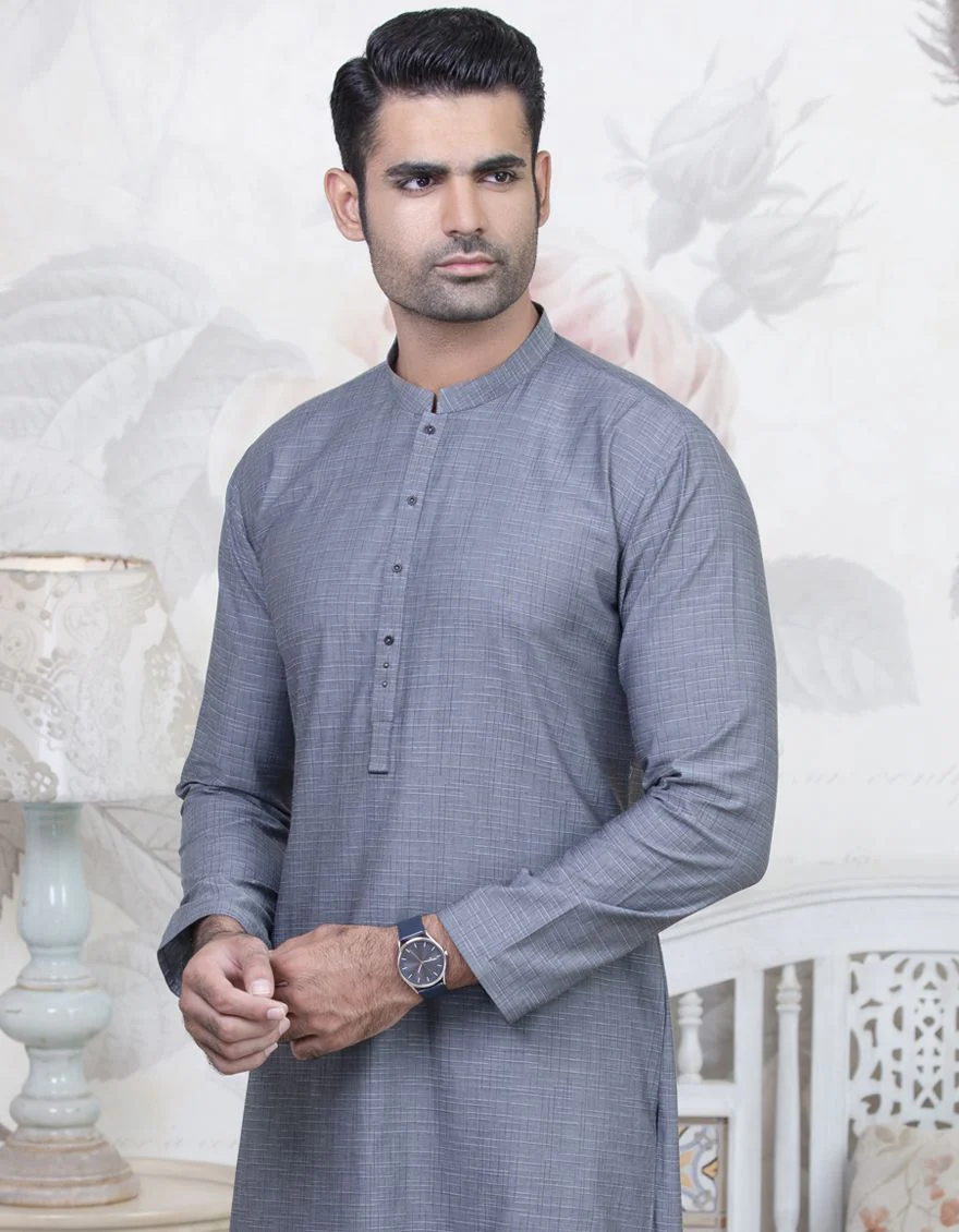 GREY KURTA | JJK-A-US-37560/W21/JJ6974-PN - Image 2