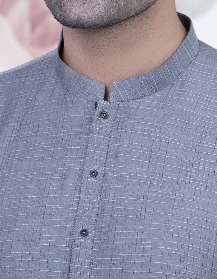 GREY KURTA | JJK-A-US-37560/W21/JJ6974-PN - Image 3