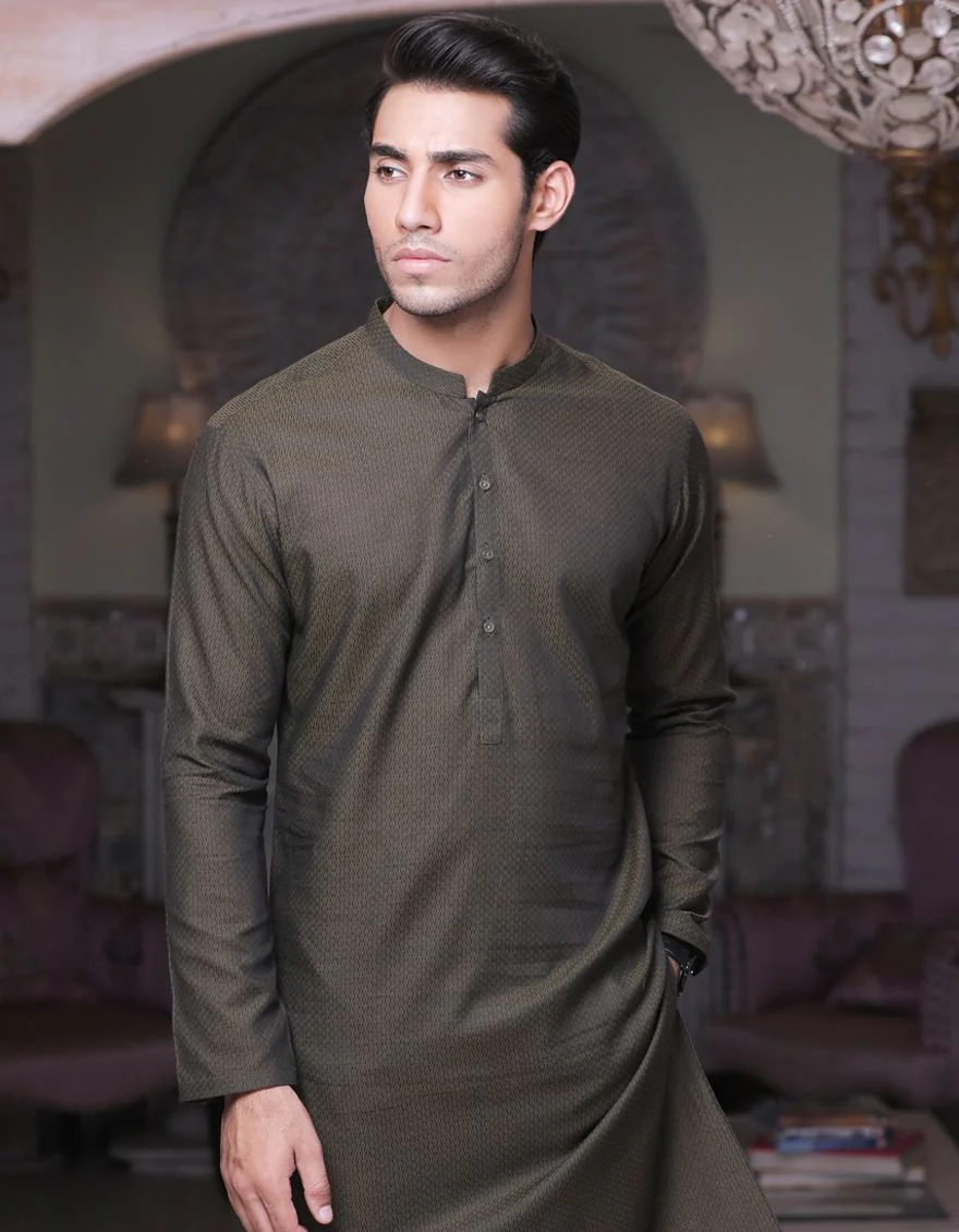 MEHNDI KURTA | JJK-A-US-37562/W21/JJ6975-PN - Image 2