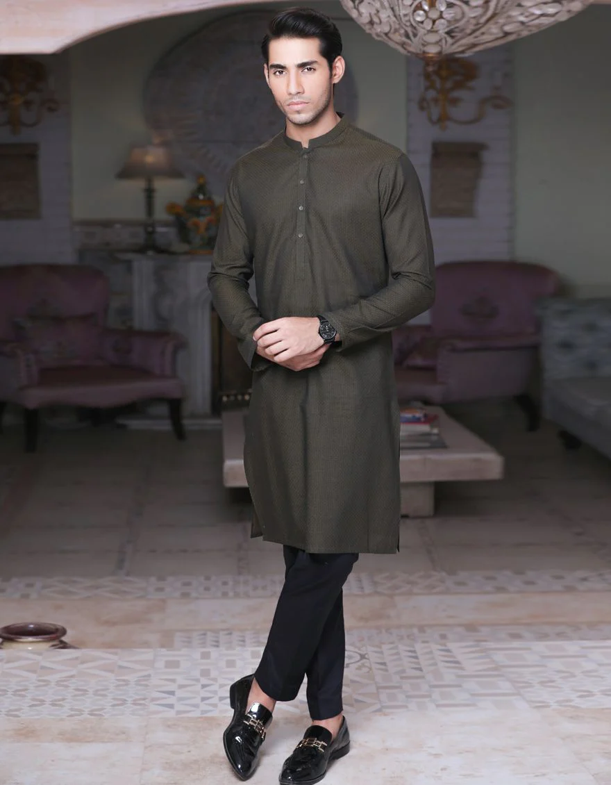 MEHNDI KURTA | JJK-A-US-37562/W21/JJ6975-PN - Image 4