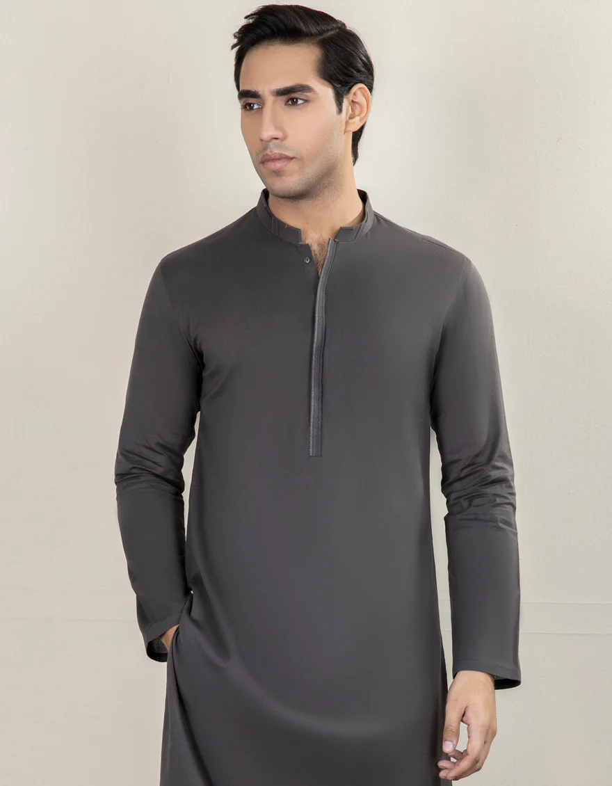 MUD BROWN COTTON KURTA | JJK-A-US-37691/W22/JJ7636-CL - Image 3