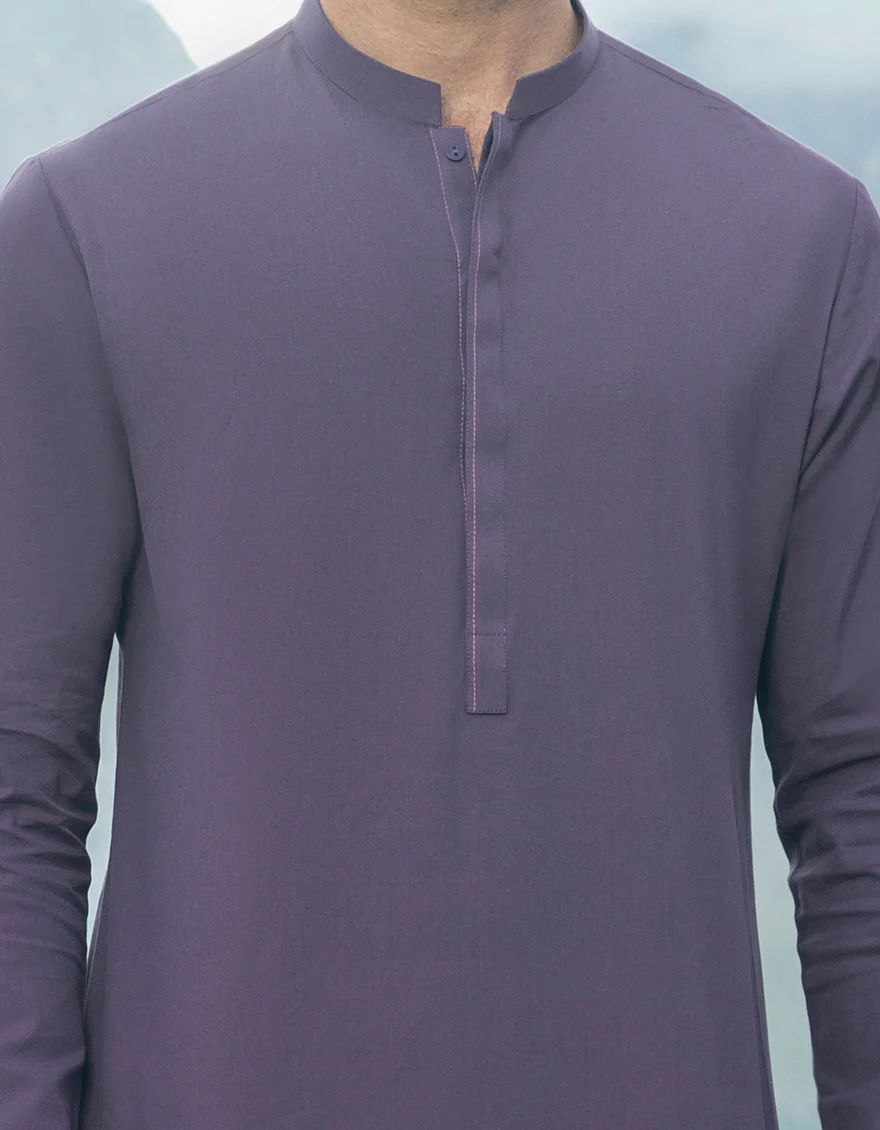 MAUVE KURTA | JJK-A-US-37779/S23/DME3200-CL - Image 2