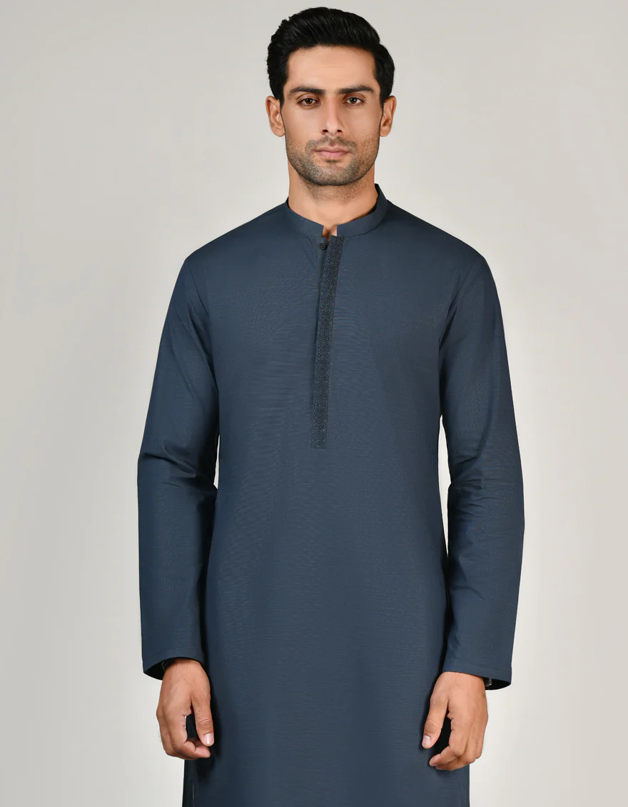 DARK GREEN KURTA | JJK-A-US-37797/S23/JJ9015-SF - Image 3