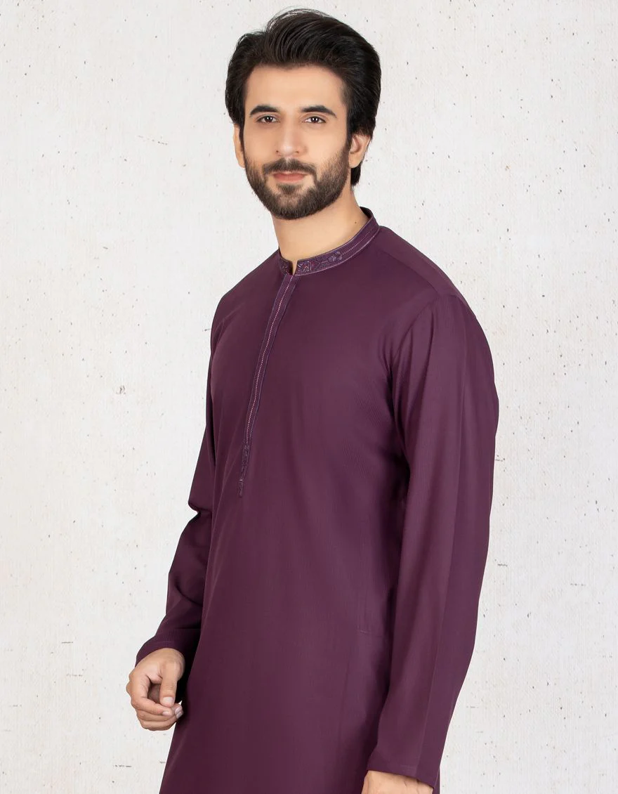 DARK PURPLE KURTA | JJK-A-US-39128-R1/S21/JJ6447-CL - Image 2