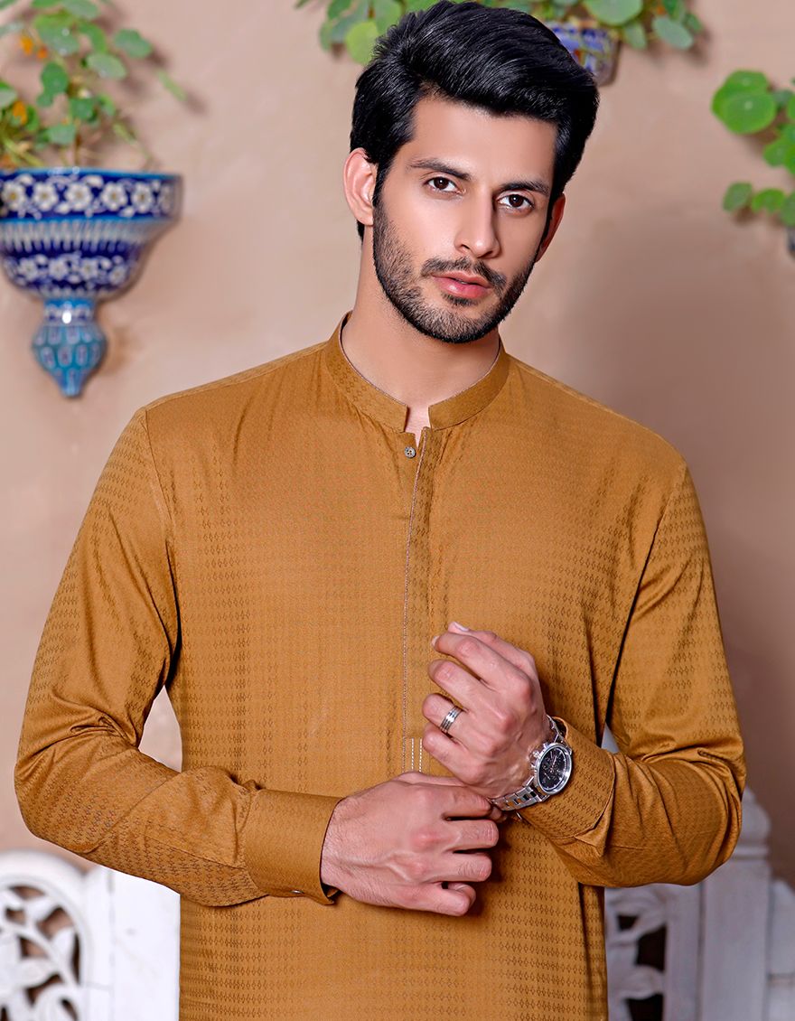 CAMEL BROWN KURTA | JJK-A-US-42119/S21/JJ5352 - Image 2
