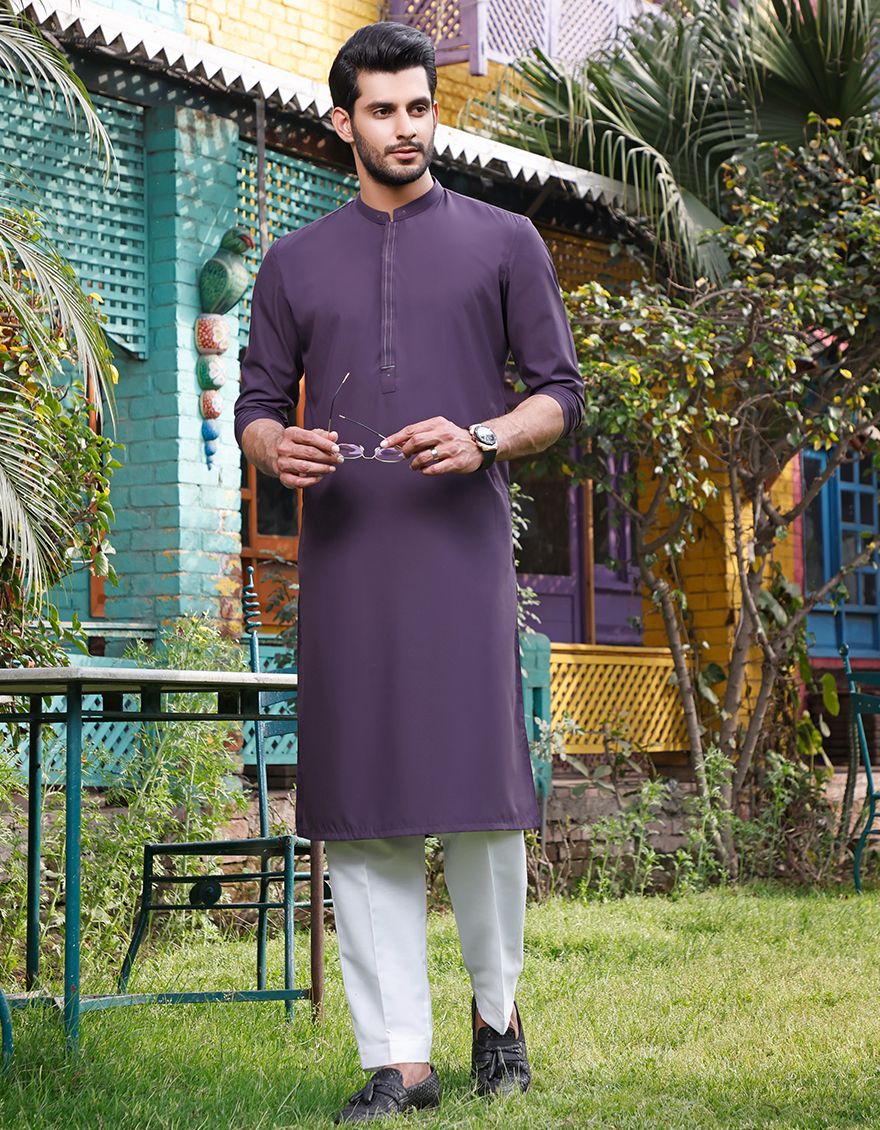 PURPLE KURTA | JJK-A-US-42129/S21/JJ7356 - Image 3