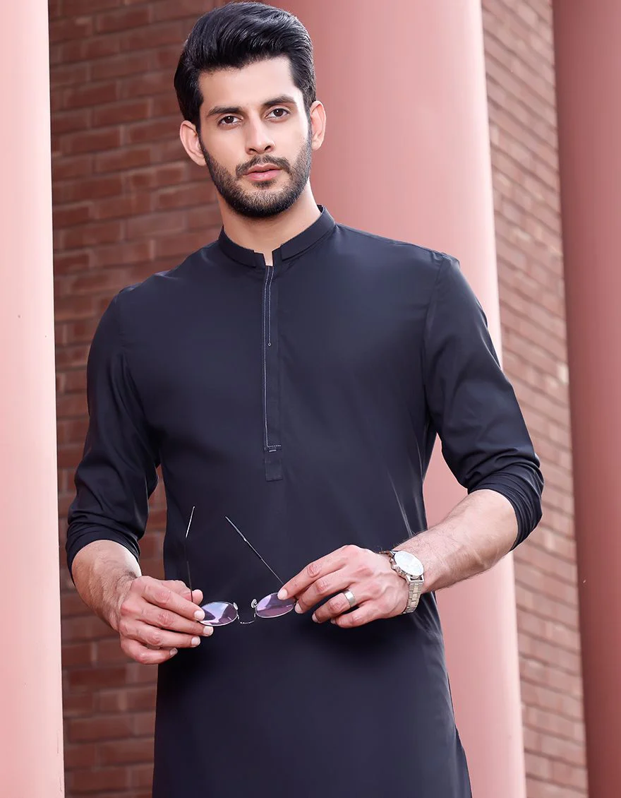 BLACK KURTA | JJK-A-US-42132/S21/JJ7356-CL - Image 3