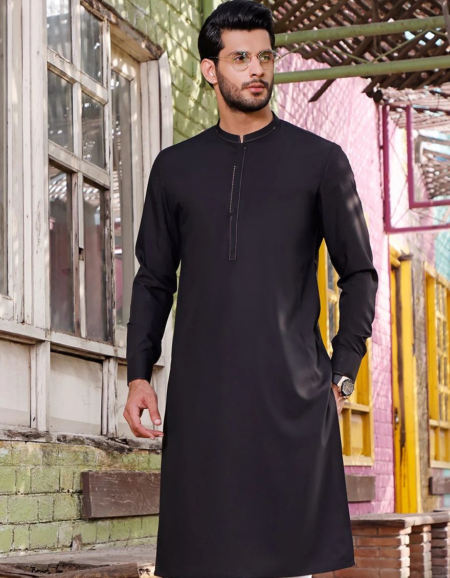 BLACK KURTA | JJK-A-US-42153/S21/JJ7356-CL - Image 3
