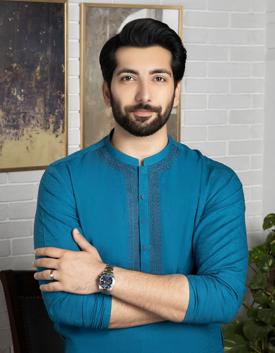 BLUE KURTA | JJK-A-US-42212/S21/JJ7439-SF - Image 3